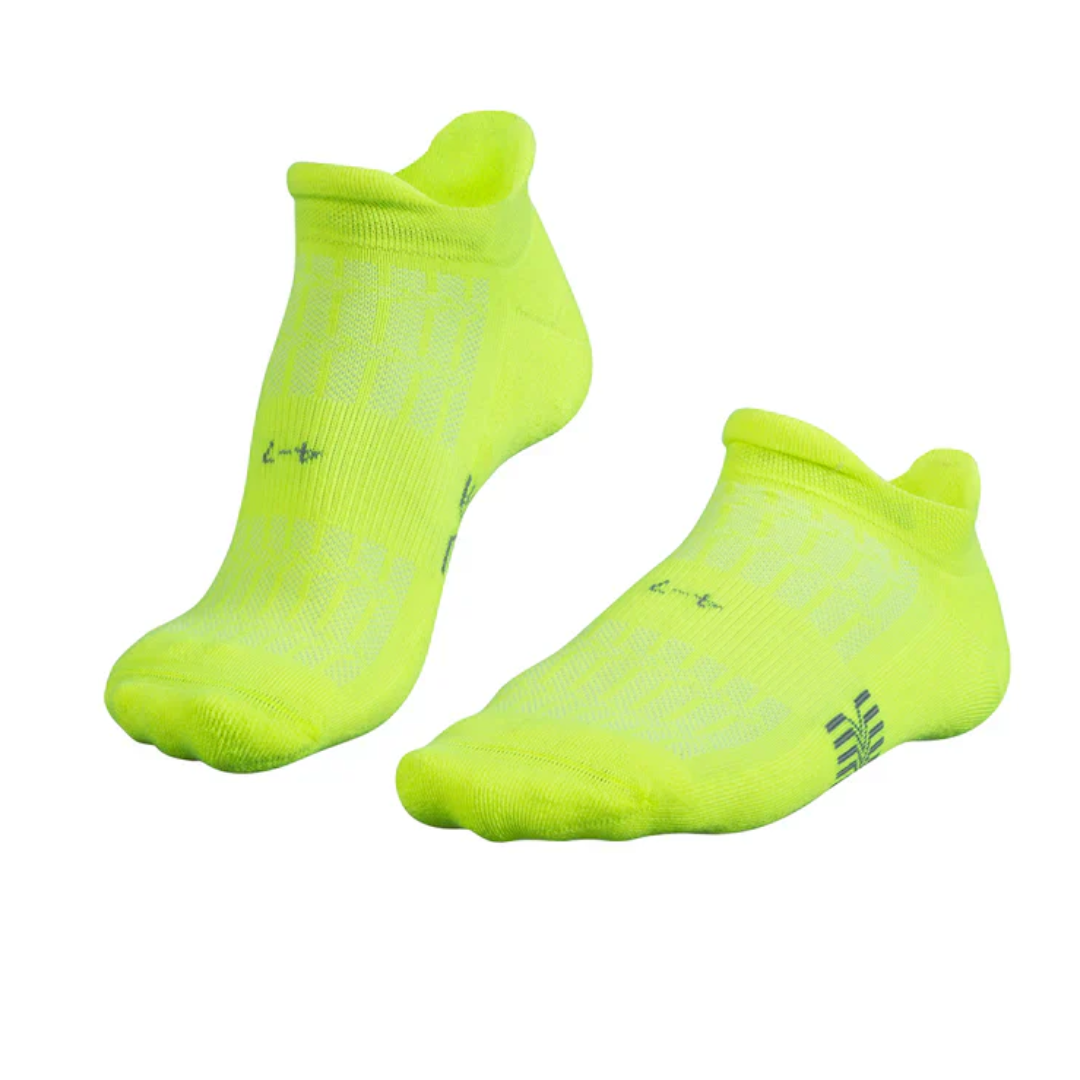 Falke Hidden Luxe Neon Lime eco-friendly socks with moisture-wicking technology for warm climates