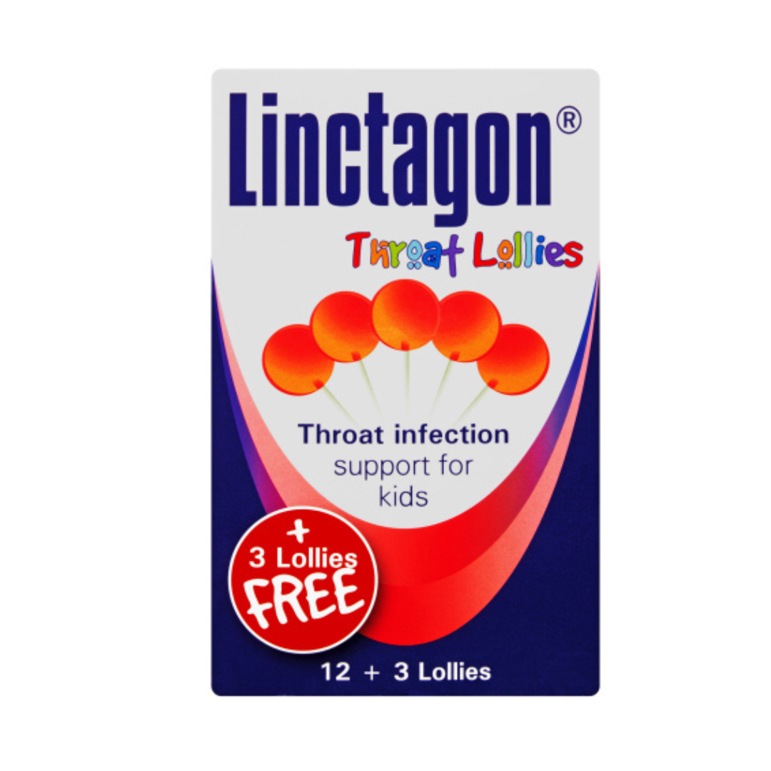 Linctagon Throat Lollies – Soothe Sore Throat & Support Immunity (12s)