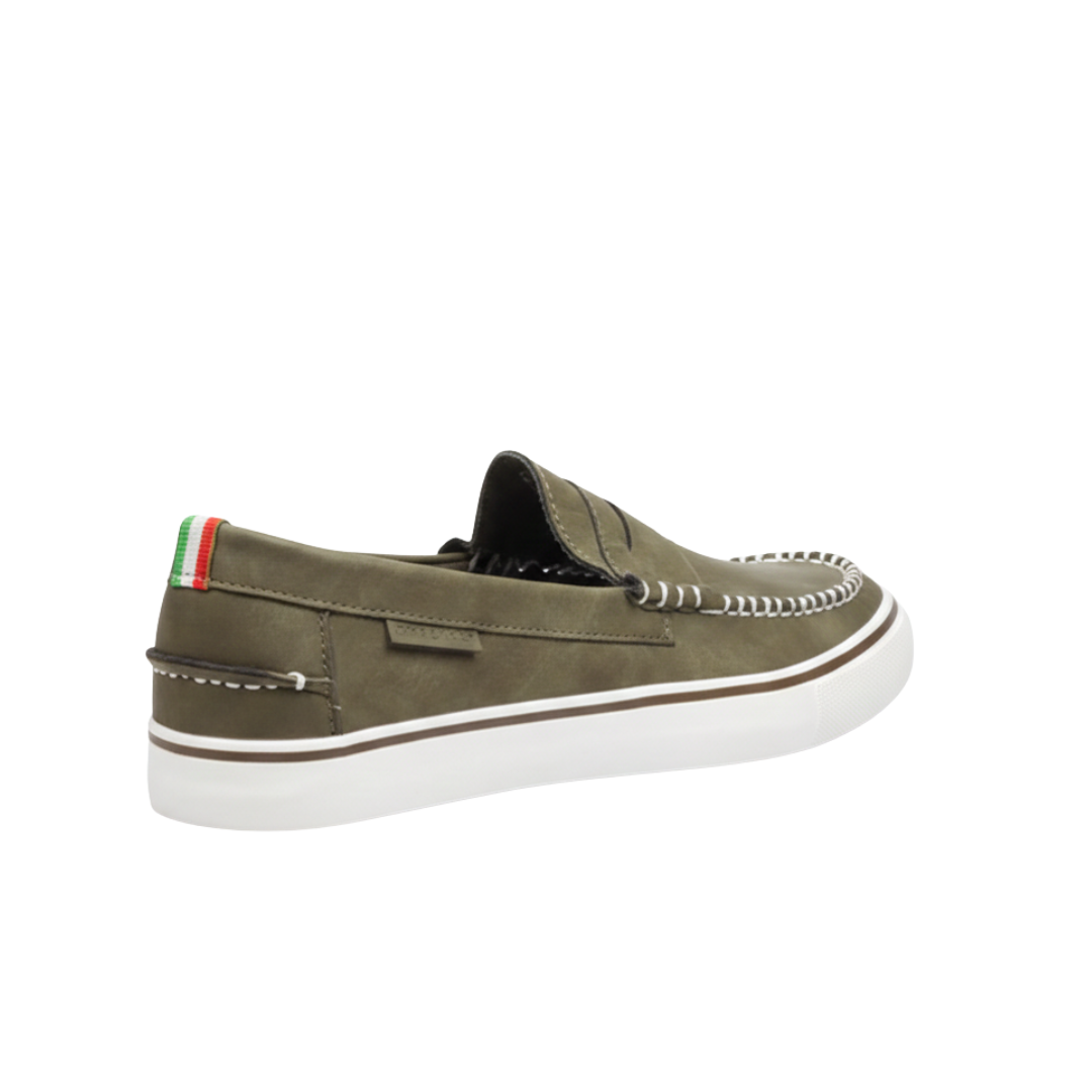 DC Vinny 1 Faux Nubuck Loafer - Olive