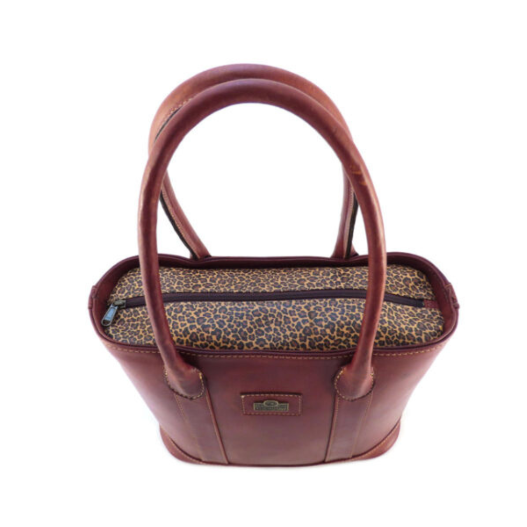 Der Lederhandler Basket Bag Small - Tobacco