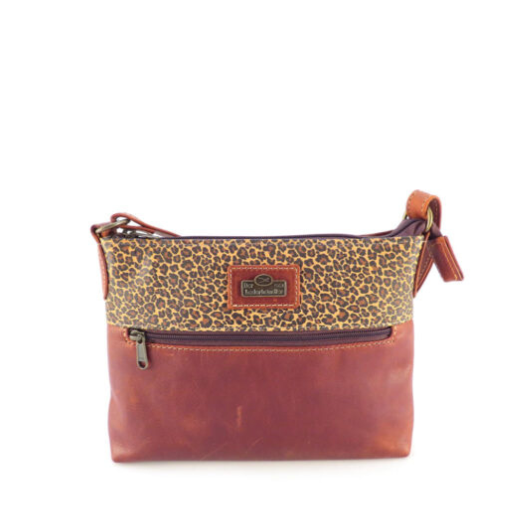 Der Lederhandler Christa Leopard Print