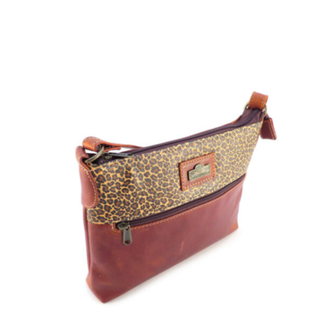 Der Lederhandler Christa Leopard Print