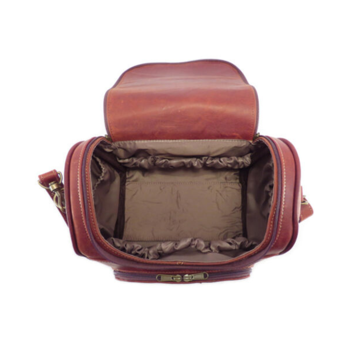 Der Lederhandler Vanity Case HP7349 - TOBACCO