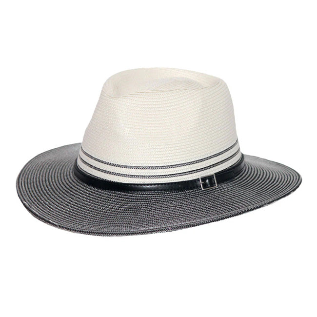 Emthunzini Hat: Bella ivory black