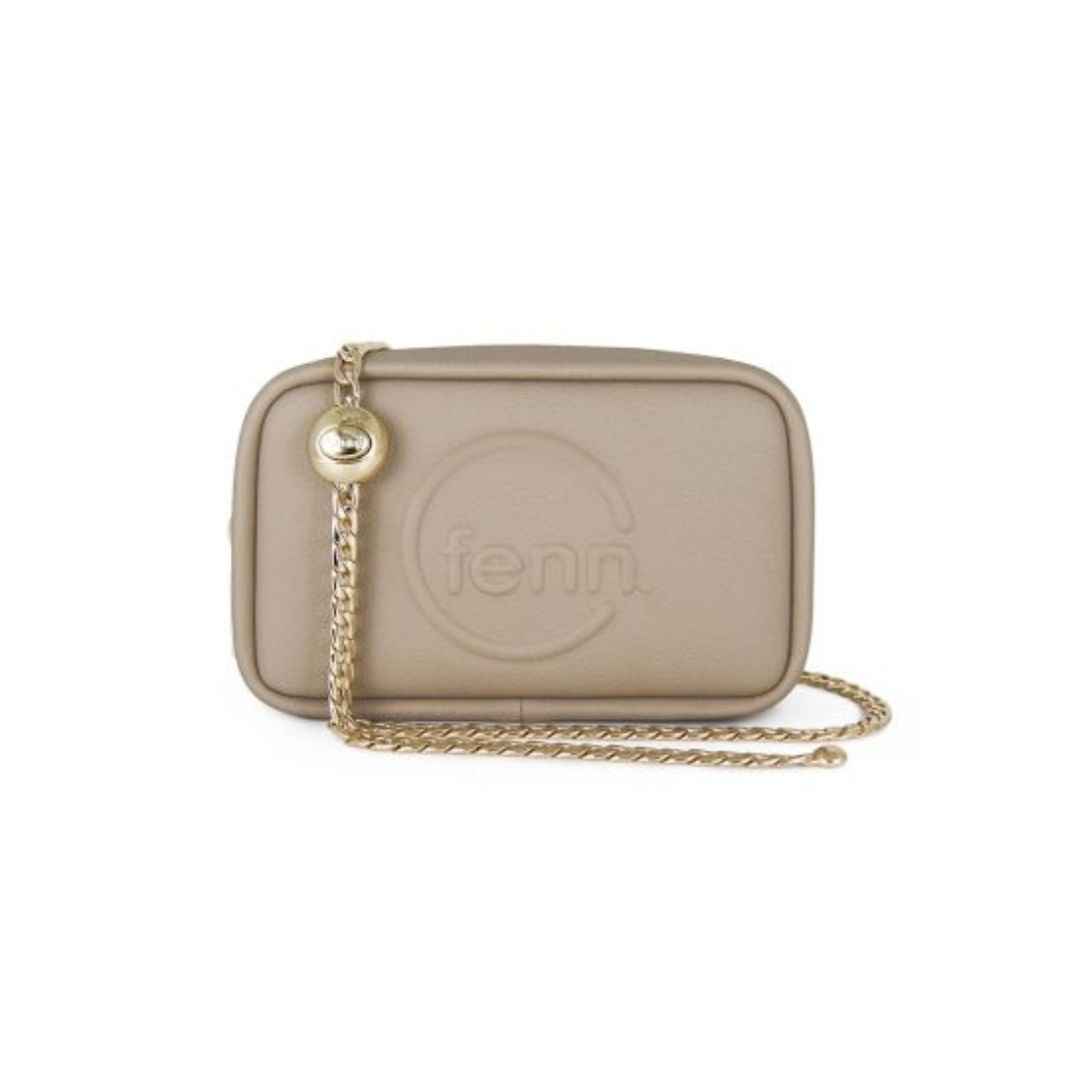 FENN Pouch Stone -  Gold Zip