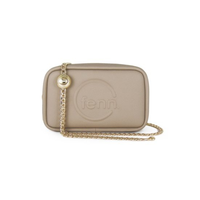 FENN Pouch Stone -  Gold Zip