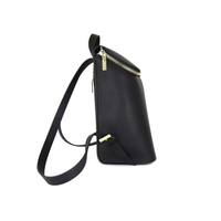 Fenn Backpack Black with Gold Zip