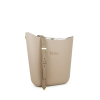 Fenn Crossbody Sand Gold Zip - Gold Chain