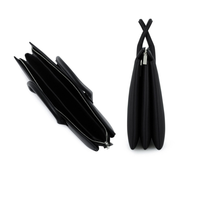 FENN Laptop Bag Black with Silver Zip