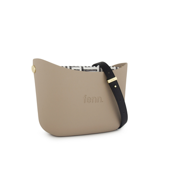 Fenn Messenger Bag Collection Stone Pattern Inner with a Gold Zip and Black Flat Handle