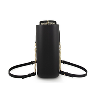 Fenn Original Collection Black with Pattern Inner, Gold Zip & Black/Gold Chain
