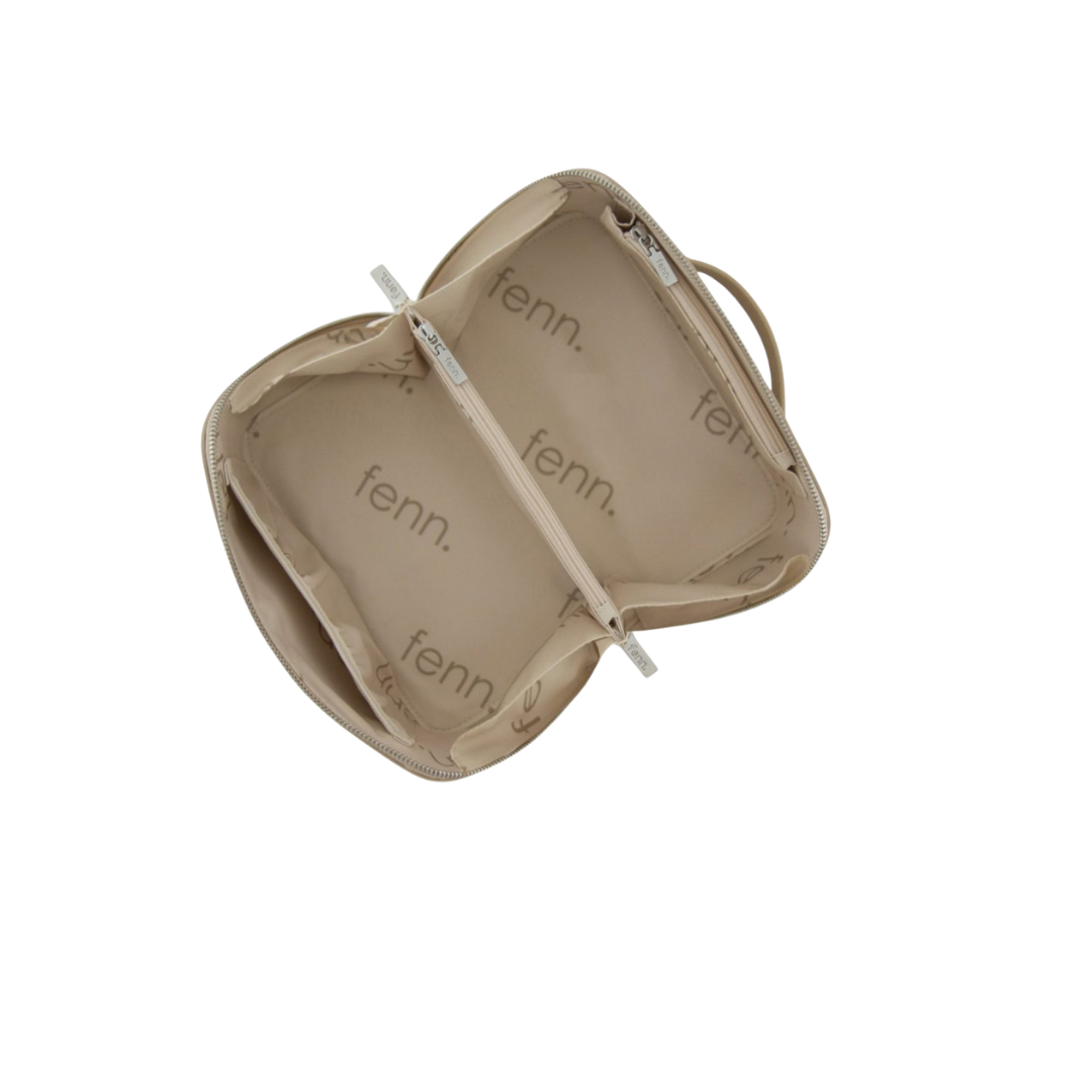 Fenn Large Cube (Cosmetic Bag) - Oatmeal
