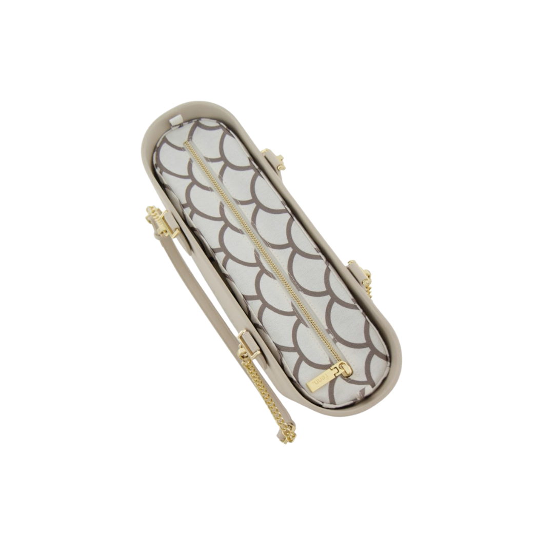 Fenn Petite Champagne - Gold chain & gold zip
