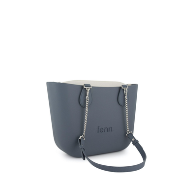 Fenn Petite Denim Bone Inner - Silver Zip