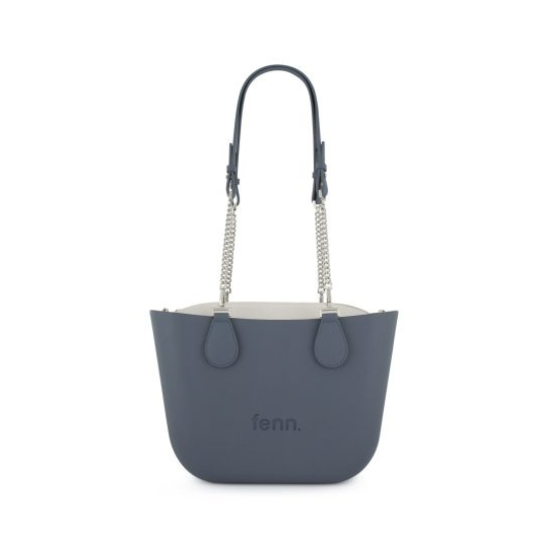 Fenn Petite Denim Bone Inner - Silver Zip