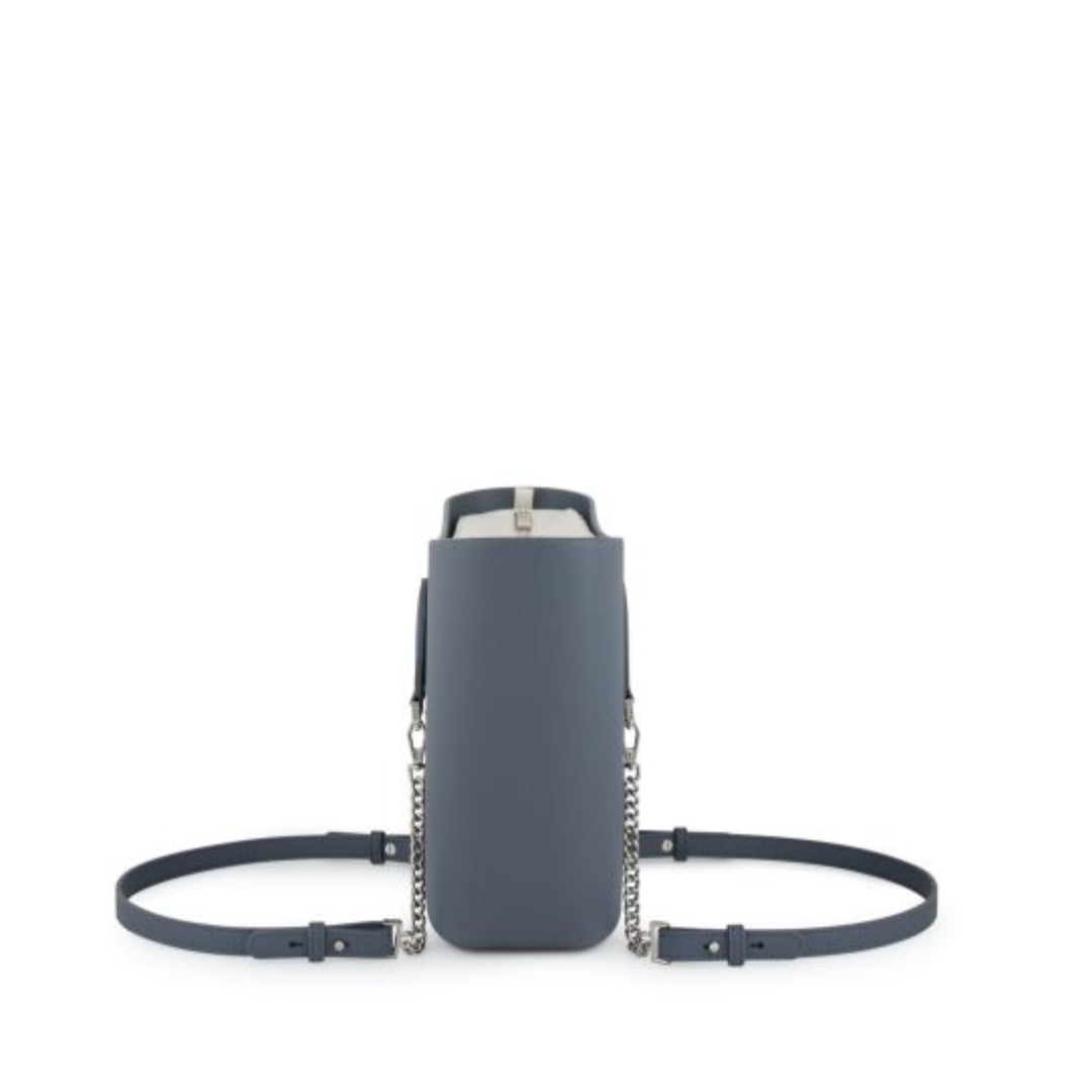 Fenn Petite Denim Bone Inner - Silver Zip