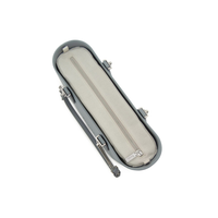 Fenn Petite Hazel Bone  - Silver Zip & Silver Chain