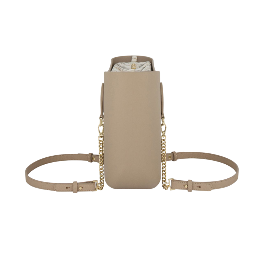 Fenn Petite Light Stone - Gold zip & gold chain