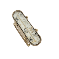 Fenn Petite Light Stone - Gold zip & gold chain