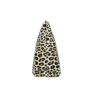 Fenn Small Pouch - Leopard Print with Gold Zip