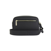 Fenn Crossbody Bag – Black with Gold Zip