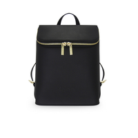 Fenn Backpack Black with Gold Zip