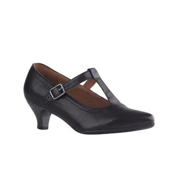 Froggie 12792 T-Bar Heel Pump - Black