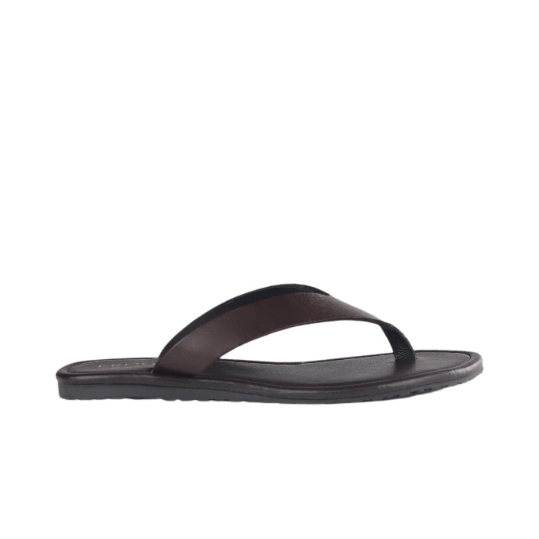 Froggie 13001 Slim-Line Thong Sandals - Brown