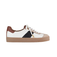 Froggie 12795 Women's Retro Lace-Up Sneaker – Multi Coloured Leather &amp; Suede&nbsp;