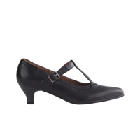 Froggie 12792 T-Bar Heel Pump - Black