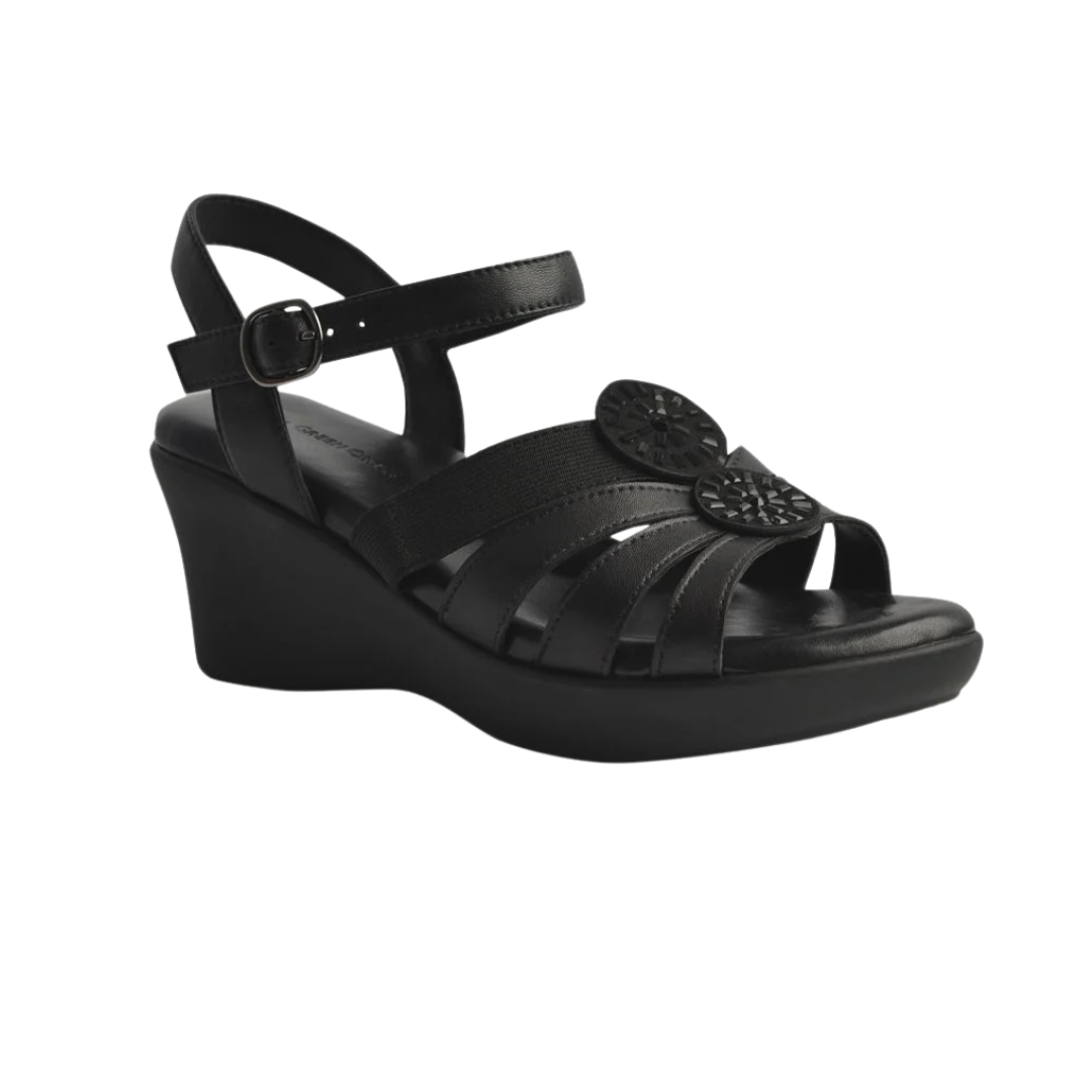 Green Cross 52646 HW Multi Strap Round Trim Sandal