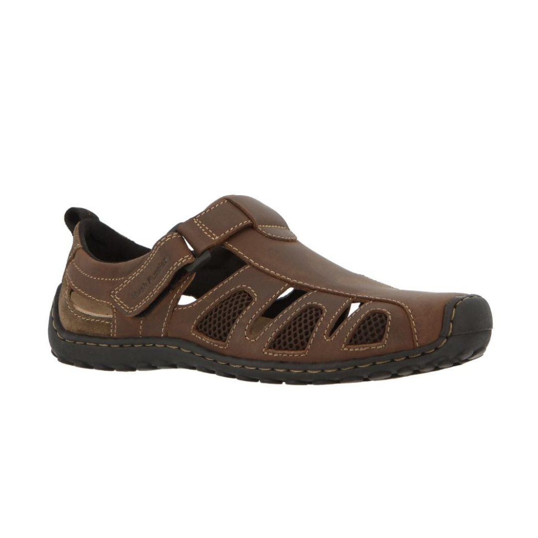 Hush Puppies Nebula brown leather women's shoes with sustainable breathable lining