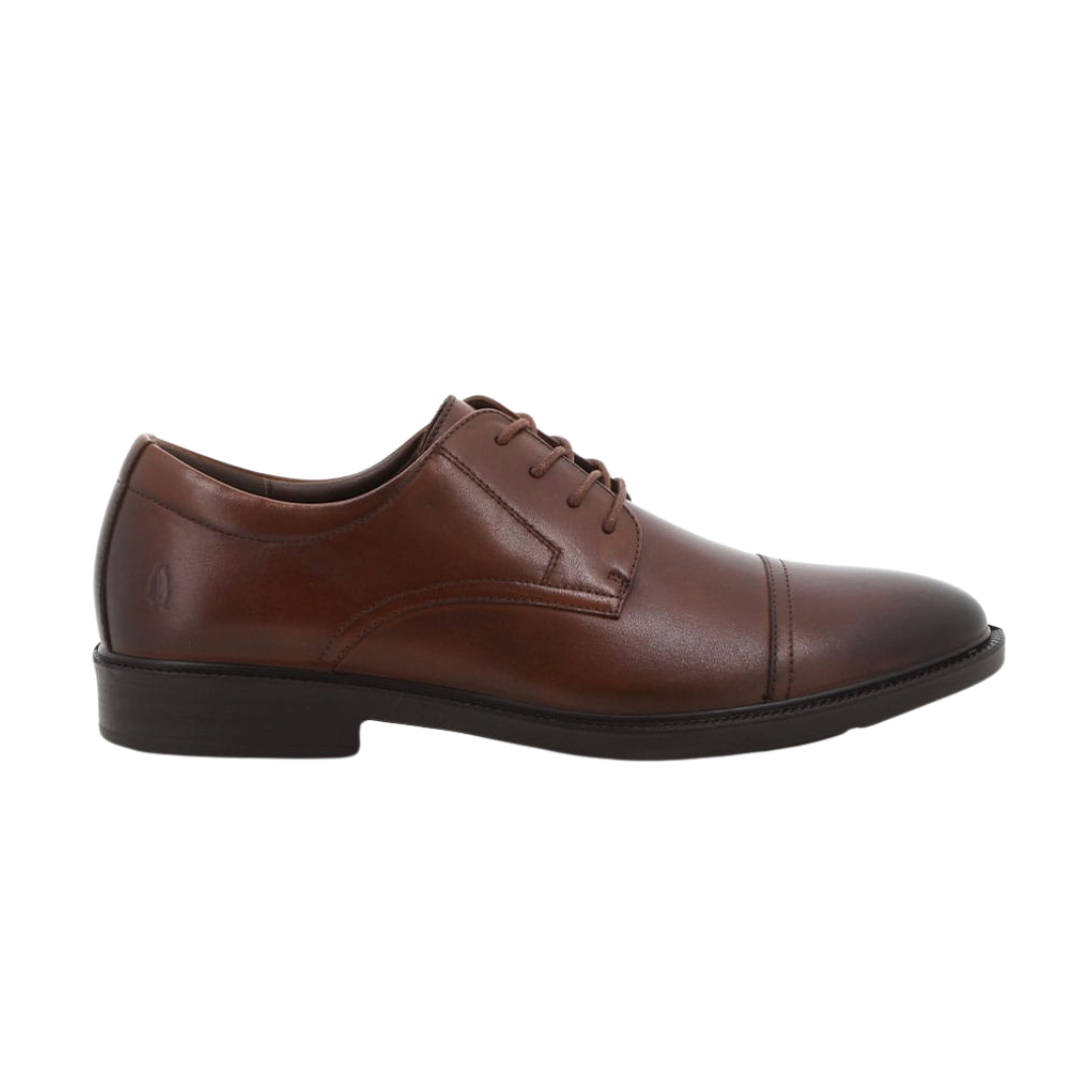 Hush Puppies Reggie dark tan leather lace-up shoes for men