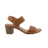 Hush Puppies Ren Heels - Tan Leather