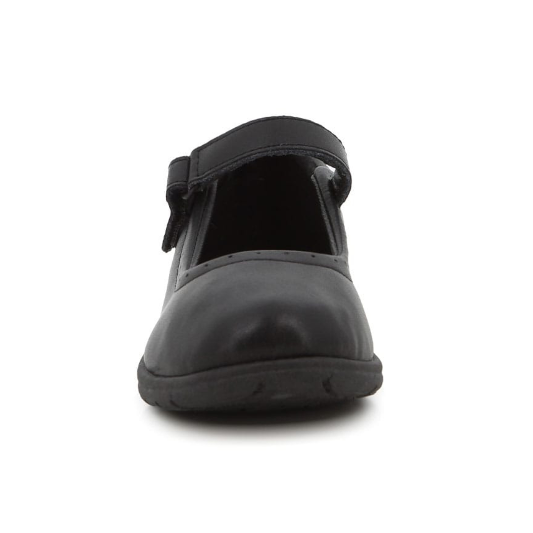 Hush Puppies: Little Kids Scarlett Black School Shoes