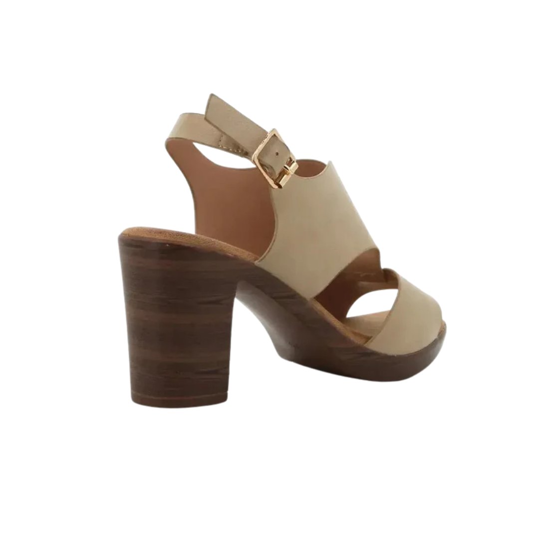 Hush Puppies Soft Style Thana Heel - Natural