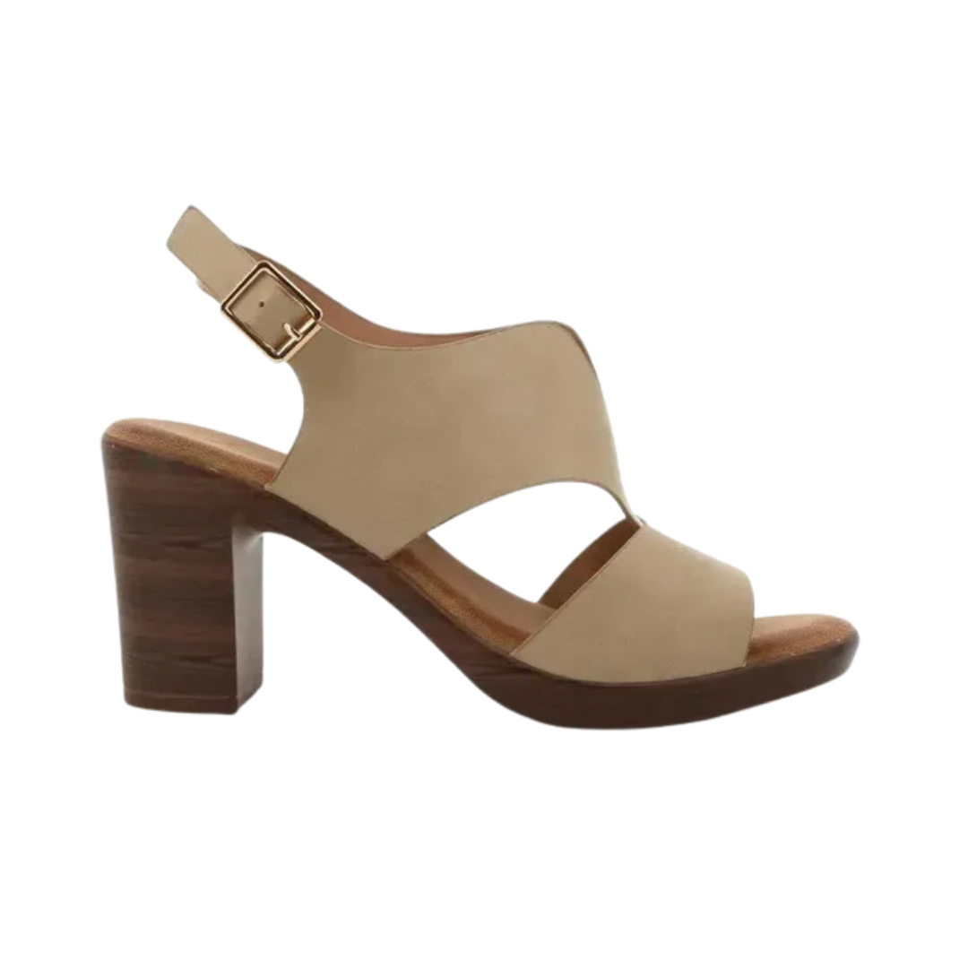 Hush Puppies Soft Style Thana Heel - Natural