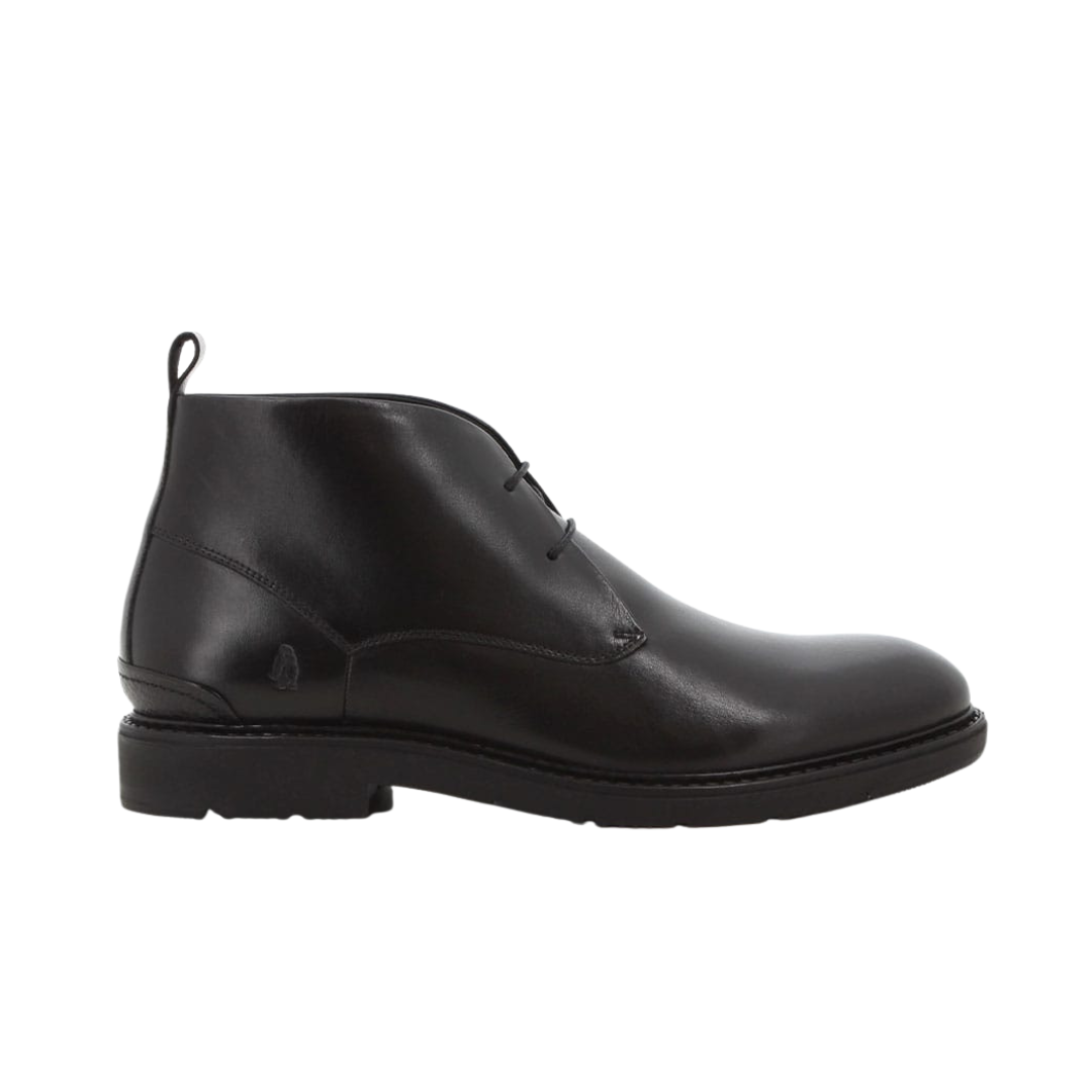 Hush Puppies Supreme black leather lace up boots for men