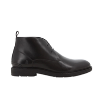 Hush Puppies Supreme black leather lace up boots for men
