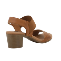 Hush Puppies Ren Heels - Tan Leather