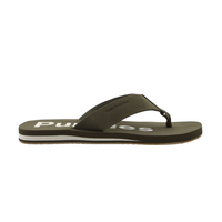 Hush Puppies Stomp Olive Stone casual sandals for women with cushioned footbed
