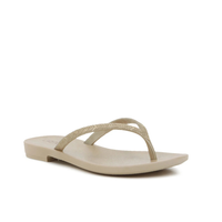 Ipanema Amore Em Flor Thongs - Gold Glitter