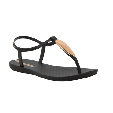 Ipanema Class Luxury Sandals - Black/Gold