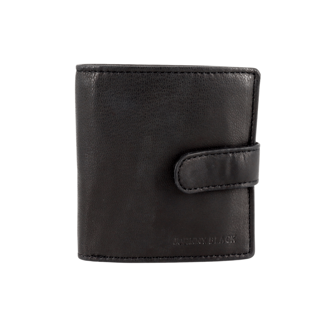 Johnny Black Amey Leather Wallet Black