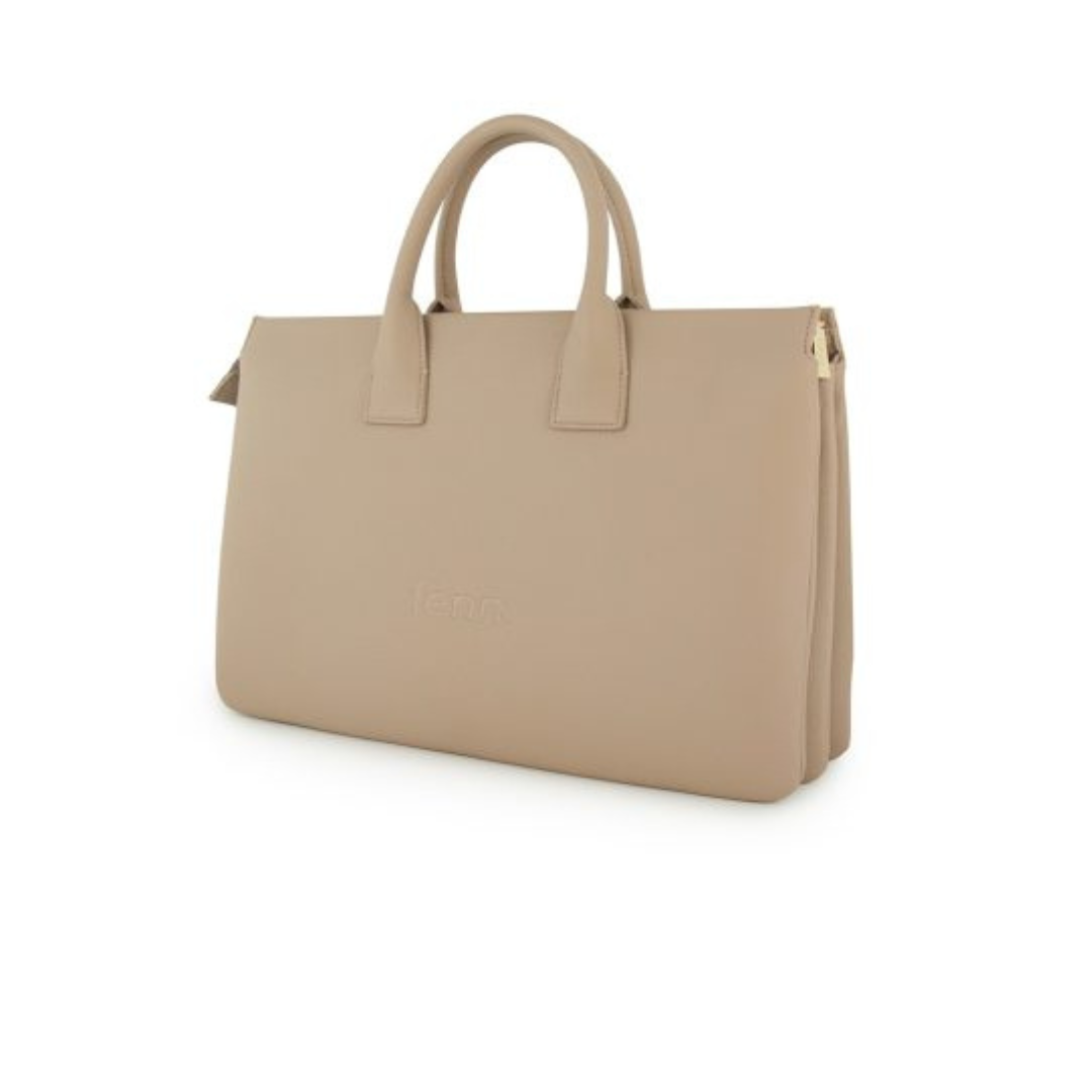 Fenn Laptop Bag - Sand Gold