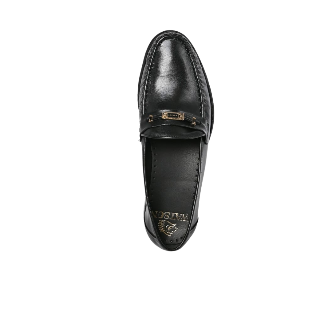 Watson Abel Leather Formal Slip-On - Black