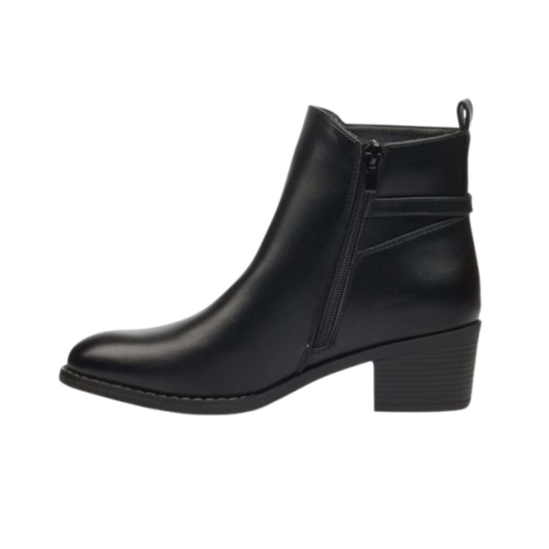 Miss Black Brook 1 Ankle Boot - Black