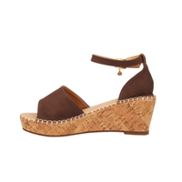 Miss Black Jayda 5 Wedge - Chocolate