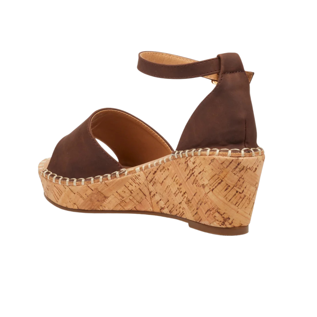 Miss Black Jayda 5 Wedge - Chocolate
