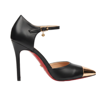 Miss Black Lola 63 black stiletto court heels for women